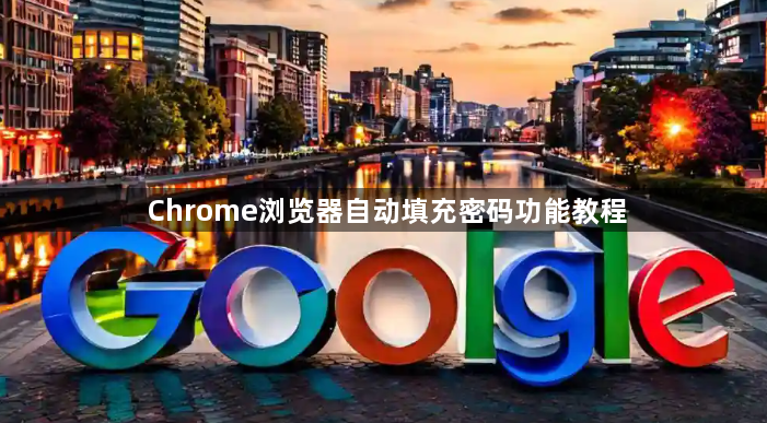 Chrome浏览器自动填充密码功能教程1