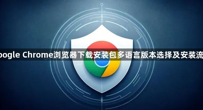 google Chrome浏览器下载安装包多语言版本选择及安装流程1