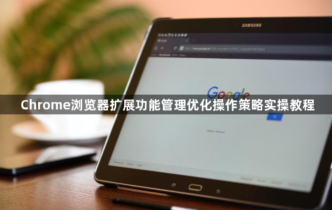 Chrome浏览器扩展功能管理优化操作策略实操教程1