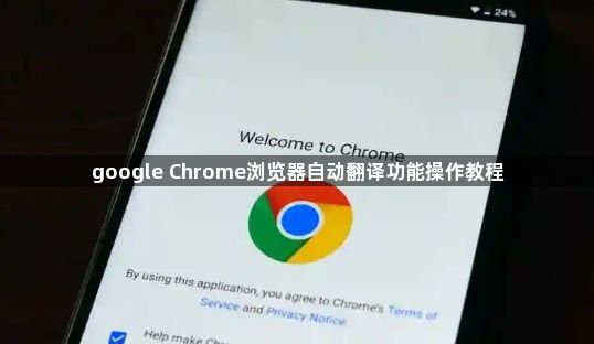 google Chrome浏览器自动翻译功能操作教程1