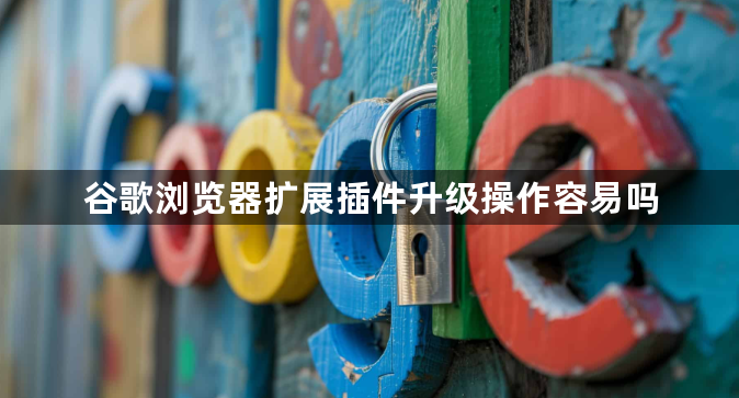 谷歌浏览器扩展插件升级操作容易吗1