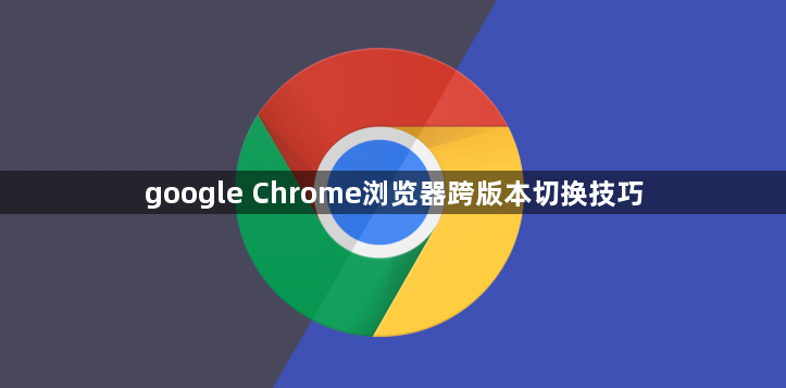 google Chrome浏览器跨版本切换技巧1