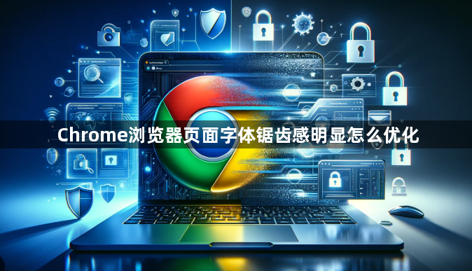 Chrome浏览器页面字体锯齿感明显怎么优化1