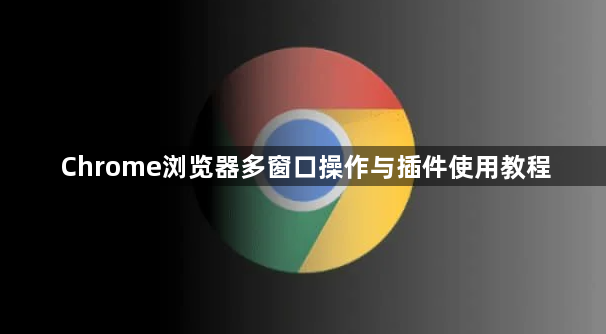 Chrome浏览器多窗口操作与插件使用教程1