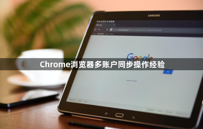 Chrome浏览器多账户同步操作经验1