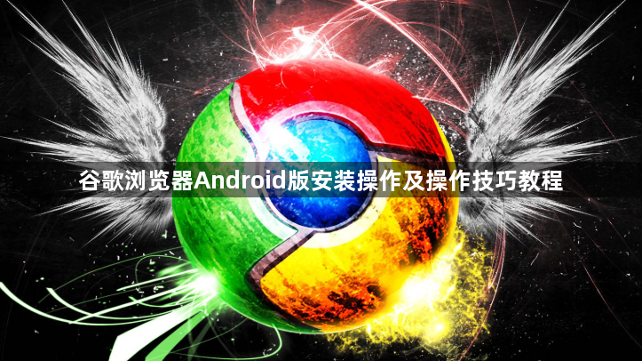 谷歌浏览器Android版安装操作及操作技巧教程1