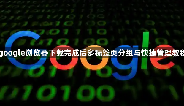 google浏览器下载完成后多标签页分组与快捷管理教程1