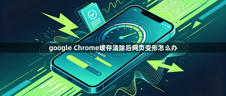 google Chrome缓存清除后网页变形怎么办1