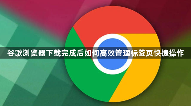 谷歌浏览器下载完成后如何高效管理标签页快捷操作1