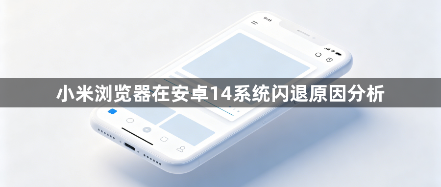 小米浏览器在安卓14系统闪退原因分析1