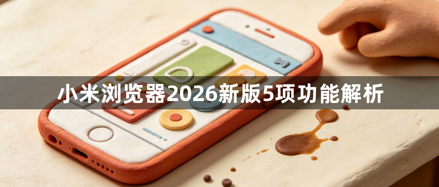 小米浏览器2026新版5项功能解析1