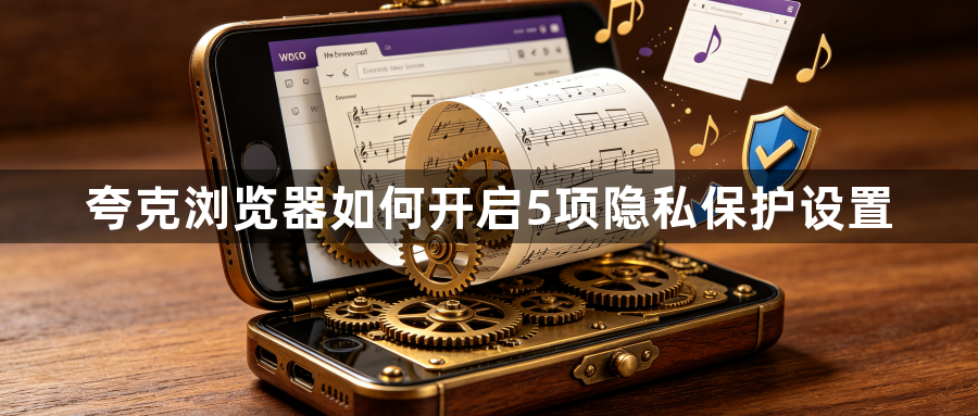 夸克浏览器如何开启5项隐私保护设置1