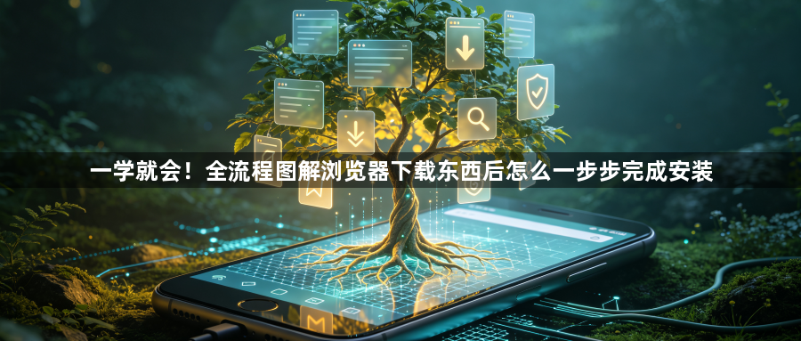 一学就会!全流程图解浏览器下载东西后怎么一步步完成安装1