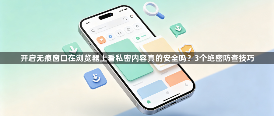 开启无痕窗口在浏览器上看私密内容真的安全吗?3个绝密防查技巧1