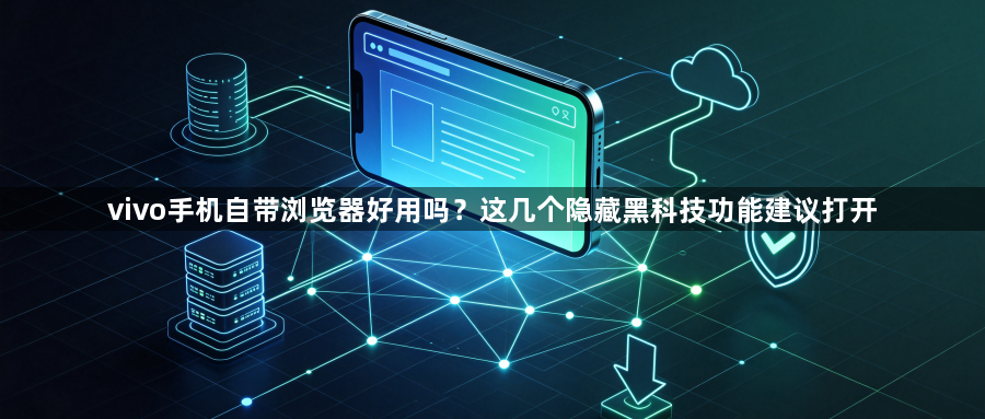 vivo手机自带浏览器好用吗?这几个隐藏黑科技功能建议打开1