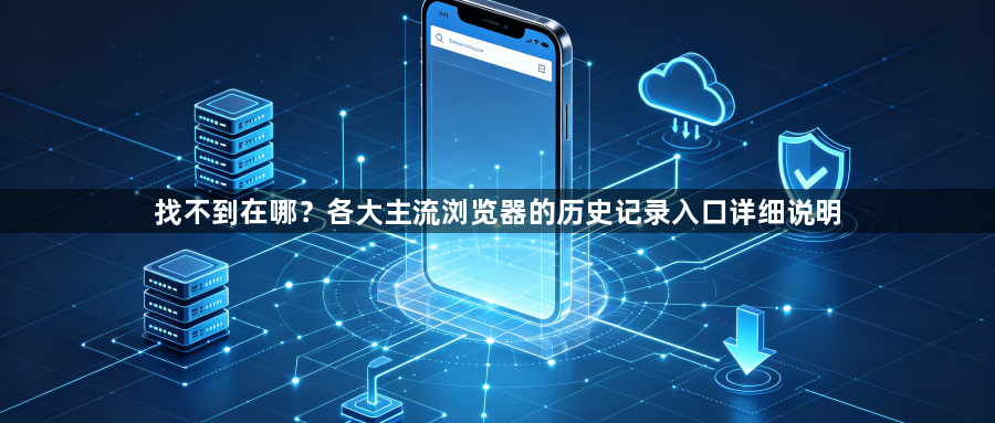 找不到在哪？各大主流浏览器的历史记录入口详细说明1