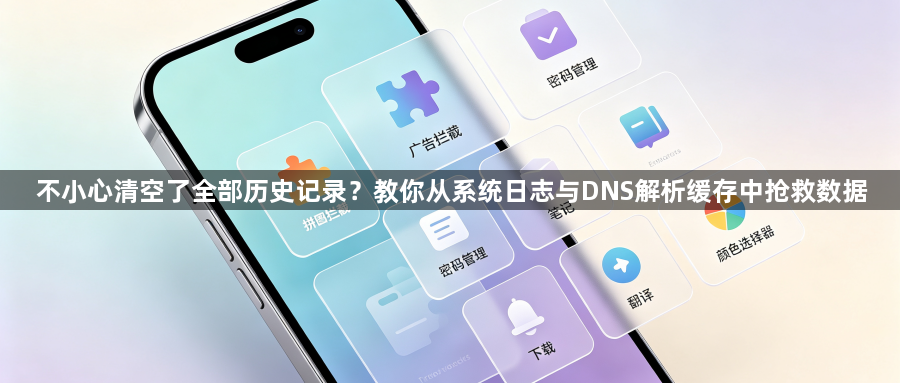 不小心清空了全部历史记录?教你从系统日志与DNS解析缓存中抢救数据1