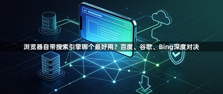 浏览器自带搜索引擎哪个最好用?百度、谷歌、Bing深度对决1