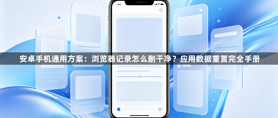 安卓手机通用方案:浏览器记录怎么删干净?应用数据重置完全手册1