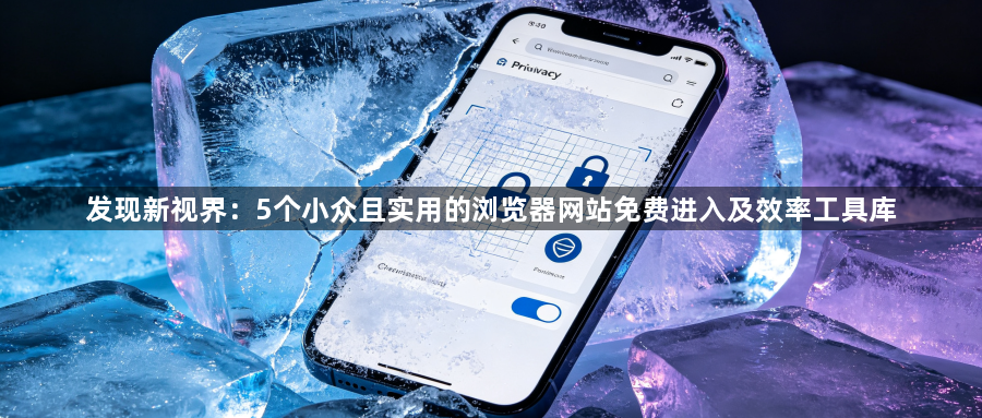 发现新视界:5个小众且实用的浏览器网站免费进入及效率工具库1