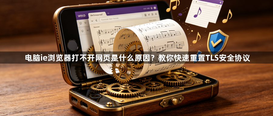 电脑ie浏览器打不开网页是什么原因?教你快速重置TLS安全协议1