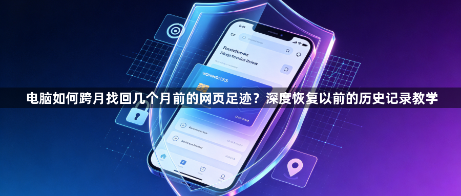 电脑如何跨月找回几个月前的网页足迹？深度恢复以前的历史记录教学1