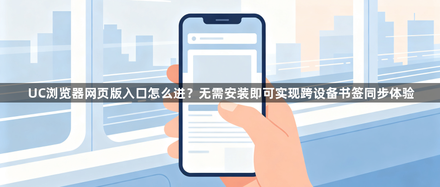 UC浏览器网页版入口怎么进?无需安装即可实现跨设备书签同步体验1