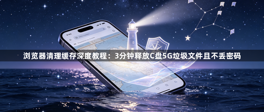 浏览器清理缓存深度教程:3分钟释放C盘5G垃圾文件且不丢密码1